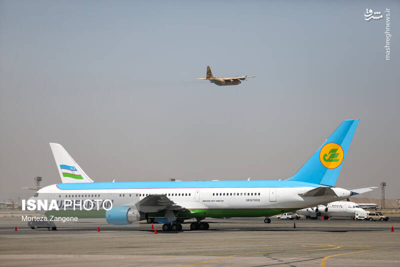 عکس/ ورود رئیسجمهور ازبکستان به تهران