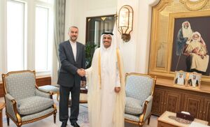 دیدار امیرعبداللهیان با نخست‌وزیر و وزیر خارجه قطر