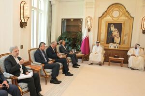 دیدار وزرای خارجه ایران و قطر در دوحه