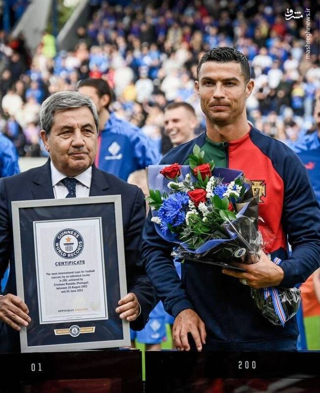عکس/ ثبت اسم رونالدو در گینس با رسیدن به یک رکورد جاودانه