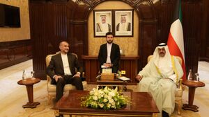 دیدار امیرعبداللهیان با نخست وزیر کویت