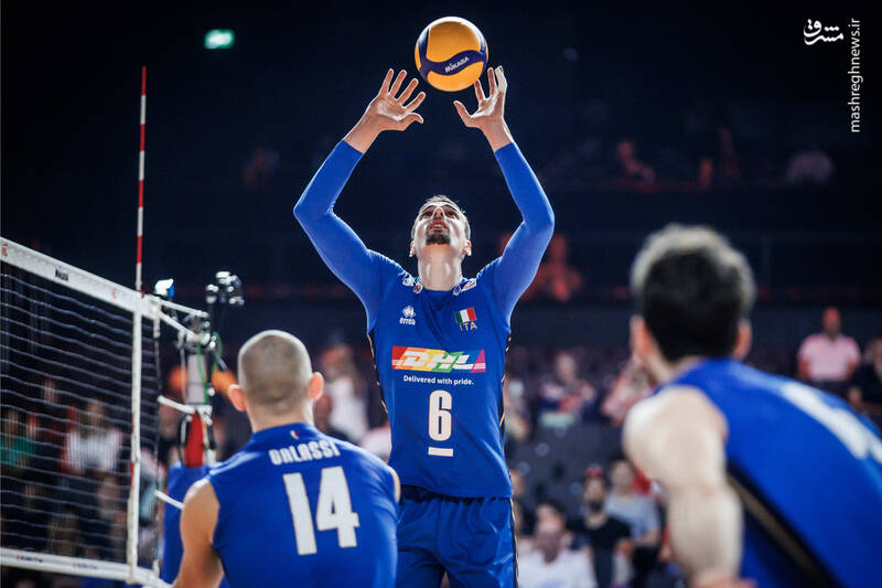 پیروزی قاطعانه ایتالیا برابر ایران/ شکست عجیب شاگردان عطایی در ست سوم