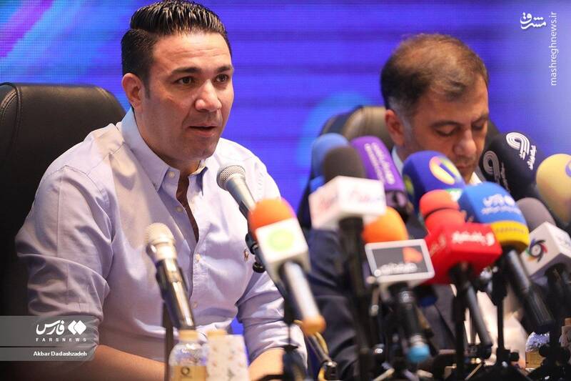 عکس/ مراسم معارفه نکونام به عنوان سرمربی جدید استقلال