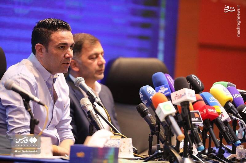 عکس/ مراسم معارفه نکونام به عنوان سرمربی جدید استقلال