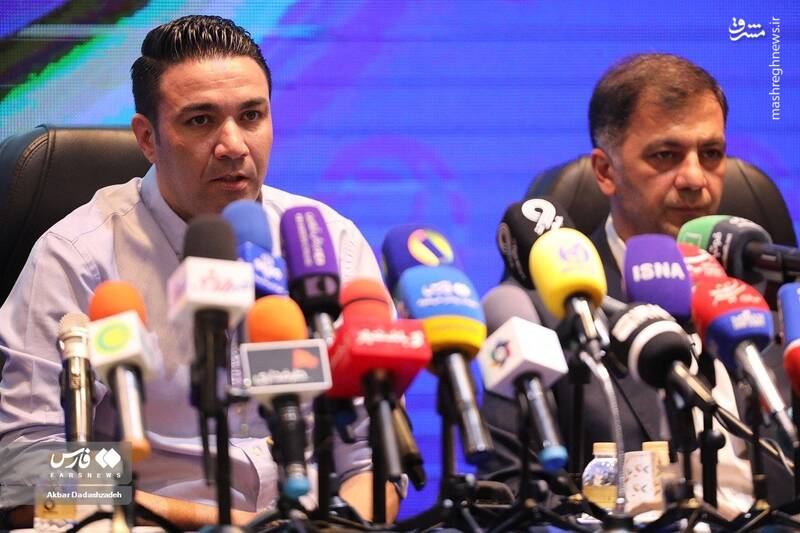 عکس/ مراسم معارفه نکونام به عنوان سرمربی جدید استقلال