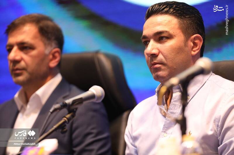 عکس/ مراسم معارفه نکونام به عنوان سرمربی جدید استقلال