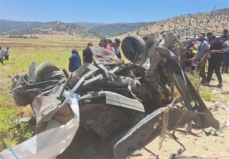 تصادف وحشتناک تریلی با ۲۵ خودرو در محور یاسوج ـ شیراز/ ۲۵ مصدوم و ۶ کشته تاکنون + تصاویر