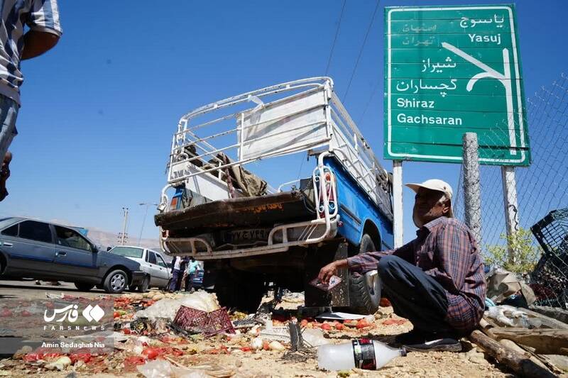 مشرق نیوز - تصاویری متفاوت از تصادف هولناک در جمعه خونین یاسوج