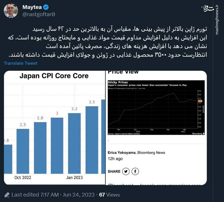 تورم بالا به جان ژاپن هم افتاد