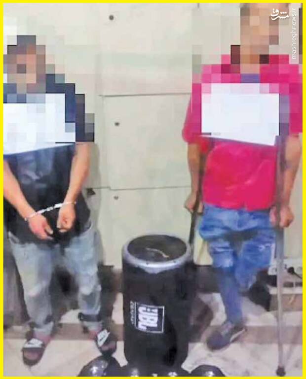 سارق حرفهای تهران یک پا دارد +عکس