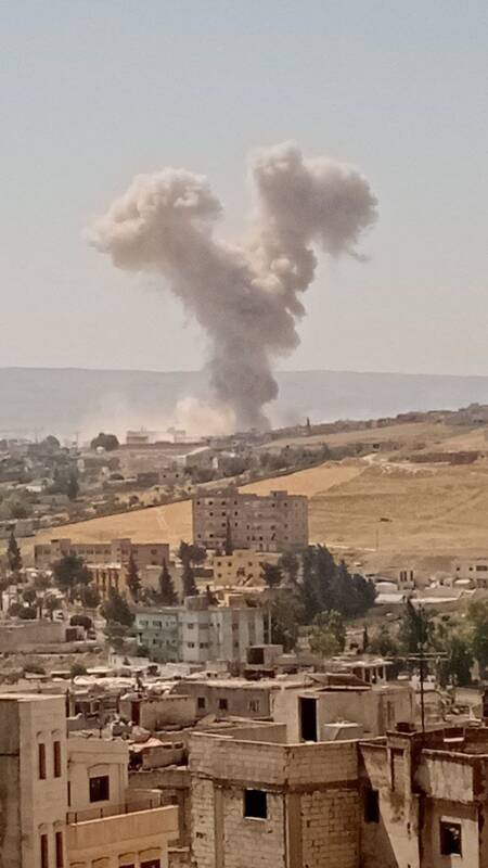 حمله جنگندههای روسیه به مواضع تروریستها در سوریه+تصاویر