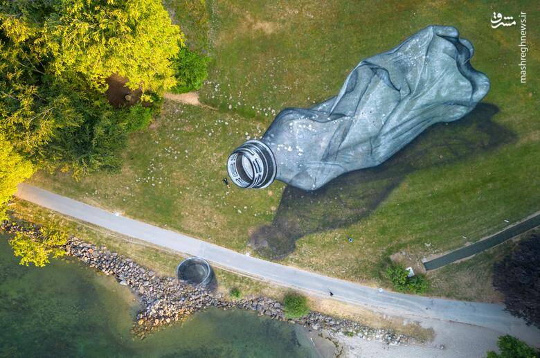 یک اثر زیبای هنری برای حمایت از محیط زیست در لوزان _ سوئیس