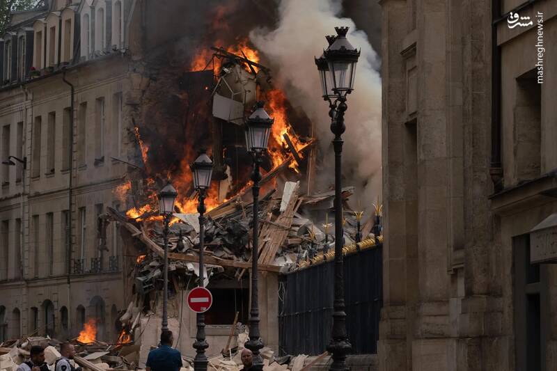 انفجاری مهیب یک ساختمان با دسته کم 37 زخمی در منطقه پنجم پاریس _ فرانسه