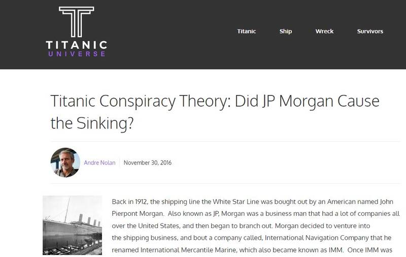 ماجرای عجیب سه میلیاردری که در تایتانیک غرق شدند/ آیا کشتی تایتانیک عمدا غرق شد؟! +عکس و فیلم