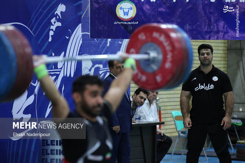 عکس / رکورد گیری تیم ملی وزنه برداری 14
