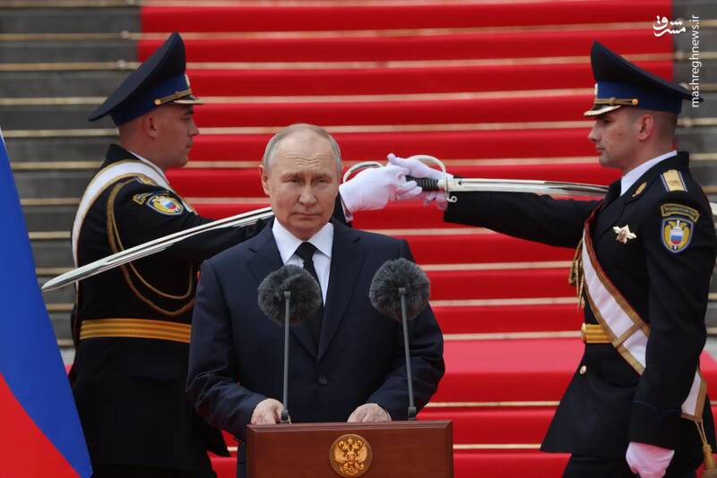 سخنرانی ولادیمیر پوتین رئیس جمهور روسیه در میدان کلیسای جامع مسکو _ روسیه
