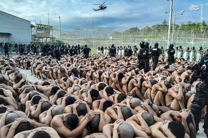 تسلط کامل پلیس بر زندان تامارا _ هندوراس پس از شورش زندانیان