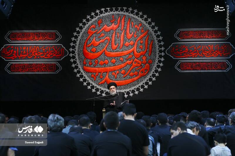 عکس/ عزاداری شهادت حضرت مسلم در هیات ریحانه الحسین(ع)