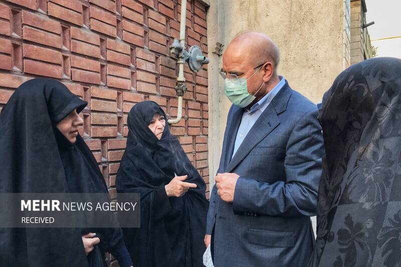 حضور رئیس مجلس در مراسم پرفیض دعای عرفه در حسینیه هدایت تهران