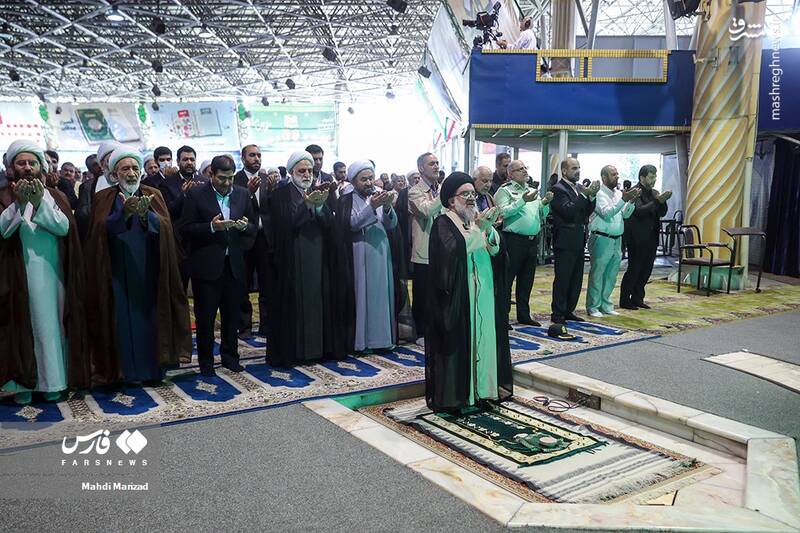 عکس/ حضور اژهای و مخبر در نماز عید قربان