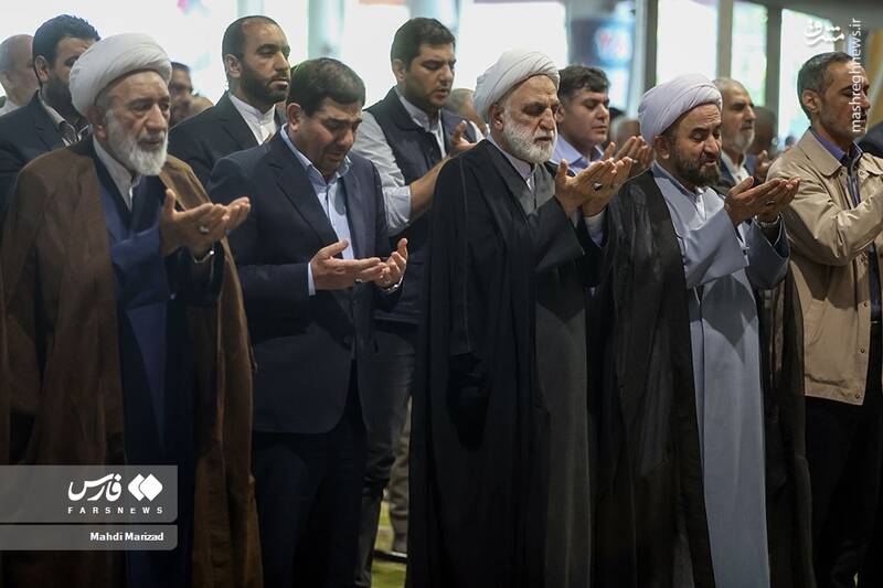 عکس/ حضور اژهای و مخبر در نماز عید قربان