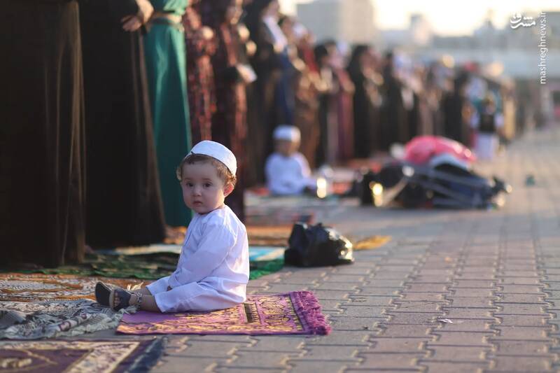 اقامه نماز عید قربان در نوار غزه