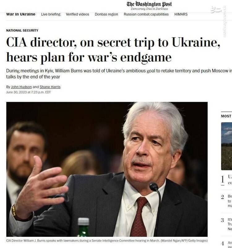 قول ویژه زلنسکی به رئیس سازمان CIA / آمریکا به زودی ارسال موشک بالستیک برای اوکراین را اعلام خواهد کرد +نقشه و تصاویر