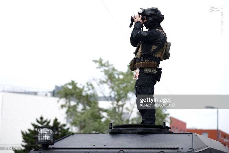 عکس/ ورود یگان ویژه و گردان تهاجمی برای سرکوب معترضان فرانسه