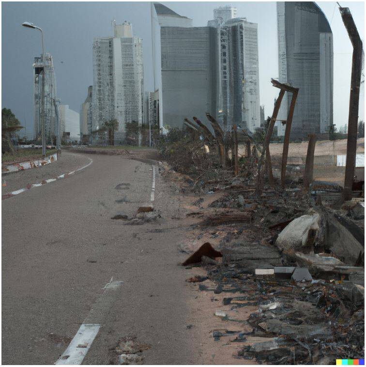 شبیهسازی حمله موشکی ایران به رژیم صهیونیستی با استفاده از هوش مصنوعی +تصاویر