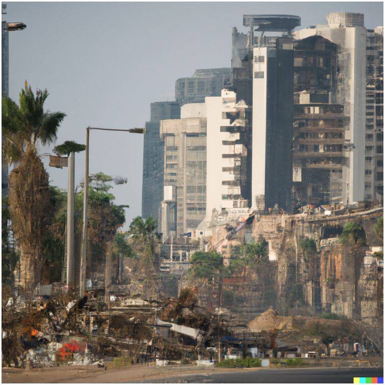 شبیهسازی حمله موشکی ایران به رژیم صهیونیستی با استفاده از هوش مصنوعی +تصاویر