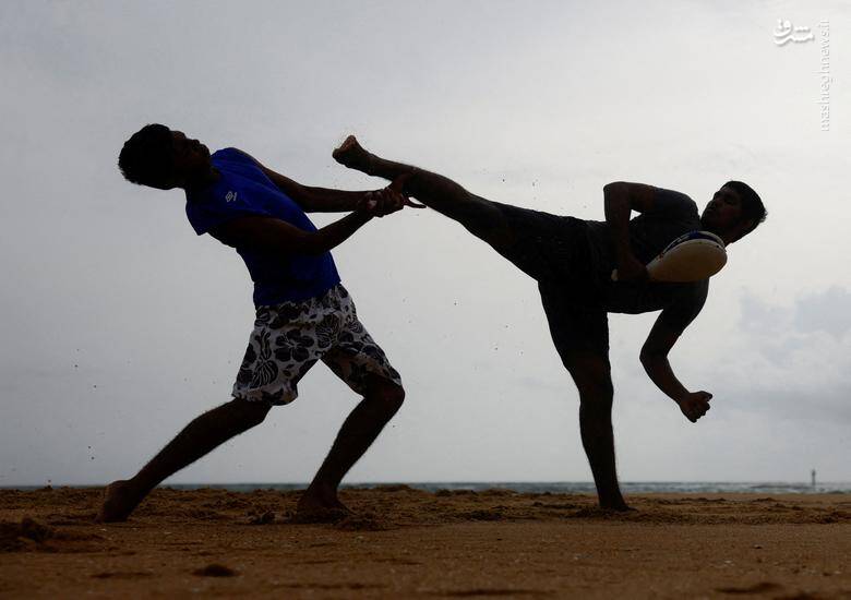 مبارزه دو مرد رزمی کار در کلمبو _ سریلانکا