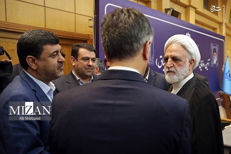 عکس/ حضور اژهای درآیین رونمایی از سامانه یکپارچه احکام قضایی