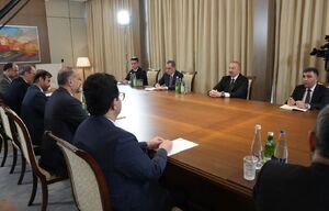 دیدار وزیر امور خارجه با رئیس جمهور آذربایجان