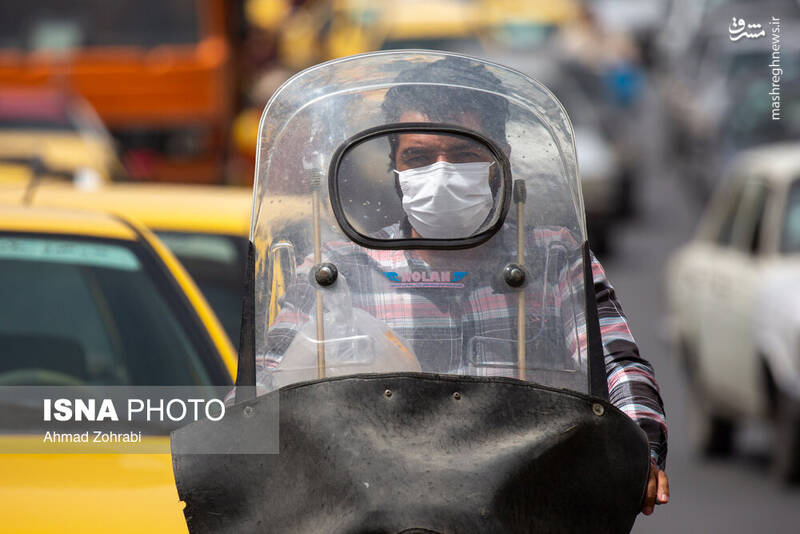 عکس/ آلودگی و خیزش گرد و خاک در قم