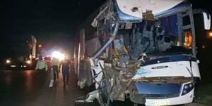 تصادف اتوبوس در جاده میامی با 7 مصدوم + عکس