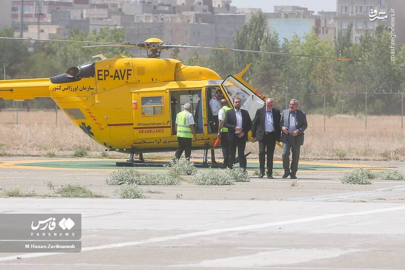 عکس/ افتتاح مرکز اورژانس هوایی استان تهران