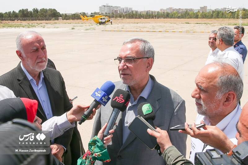 عکس/ افتتاح مرکز اورژانس هوایی استان تهران