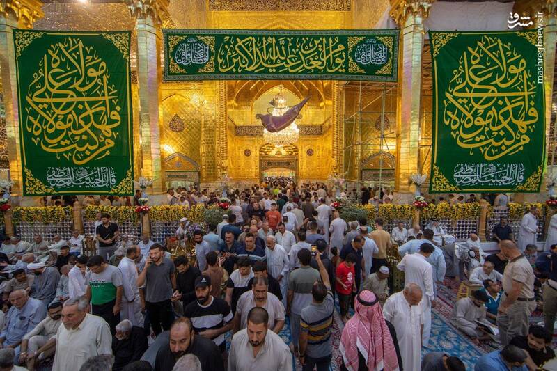 عکس/ حال و هوای کربلا در روز عید غدیر