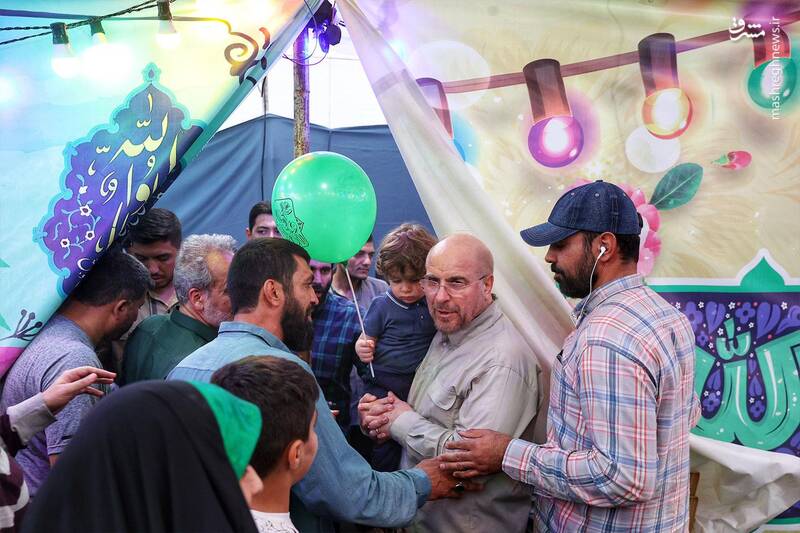 عکس/ حضور قالیباف در مهمونی ۱۰ کیلومتری تهران