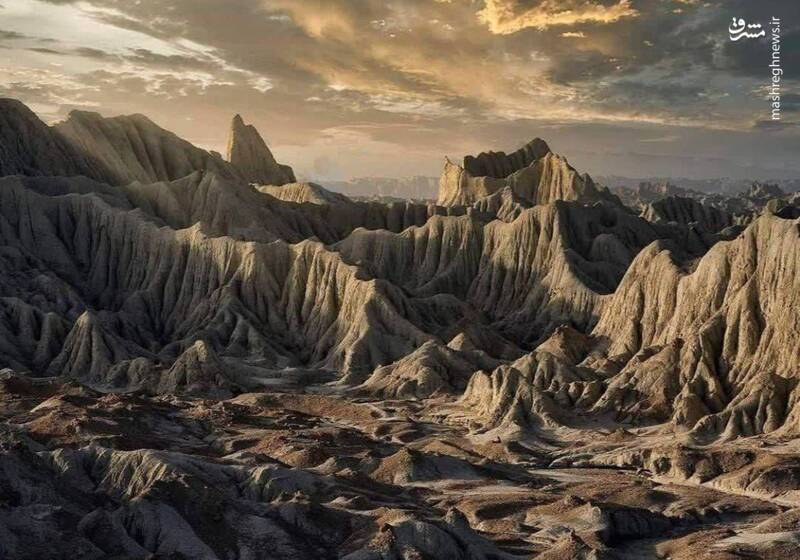 عکس/ نمایی از کوههای مریخی چابهار