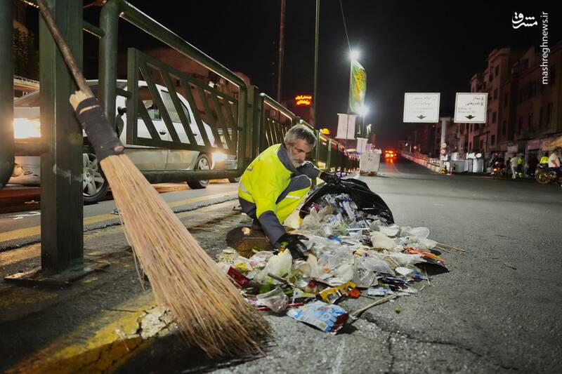 سهم کارگران در مراسم مهمونی ۱۰ کیلومتری عید غدیر+ فیلم