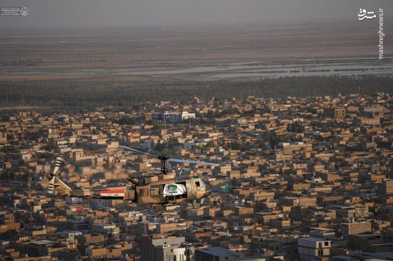 عکس/ گلباران هوایی حرم امیرالمومنین(ع) یک روز بعد از غدیر