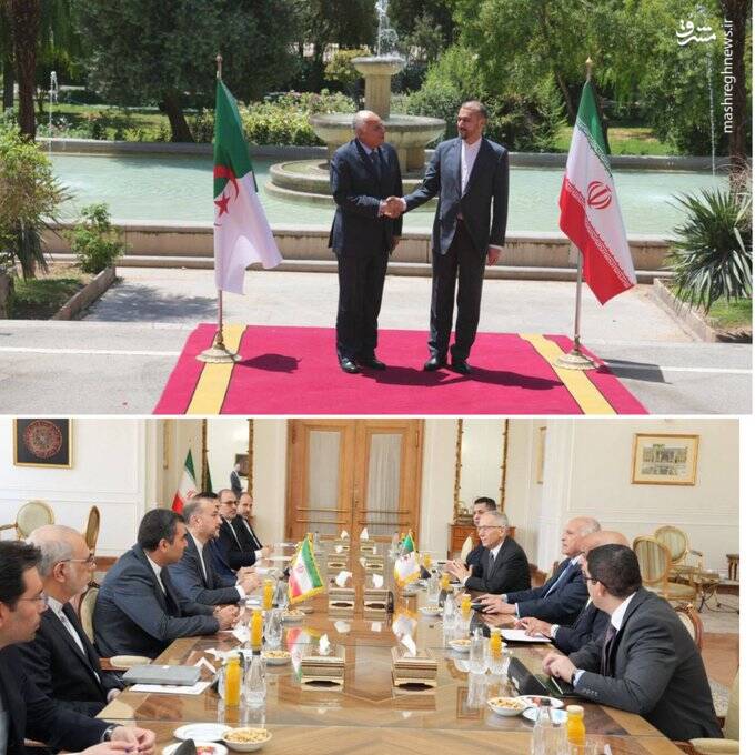 روایت توئیتری امیرعبداللهیان از دیدار با همتای الجزایری خود