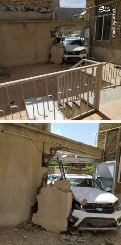 وقتی جای ترمز پدال گاز رو فشار میدی +عکس