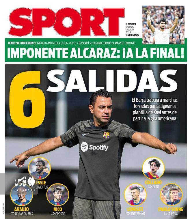 خانه تکانی بزرگ ژاوی در بارسلونا +عکس