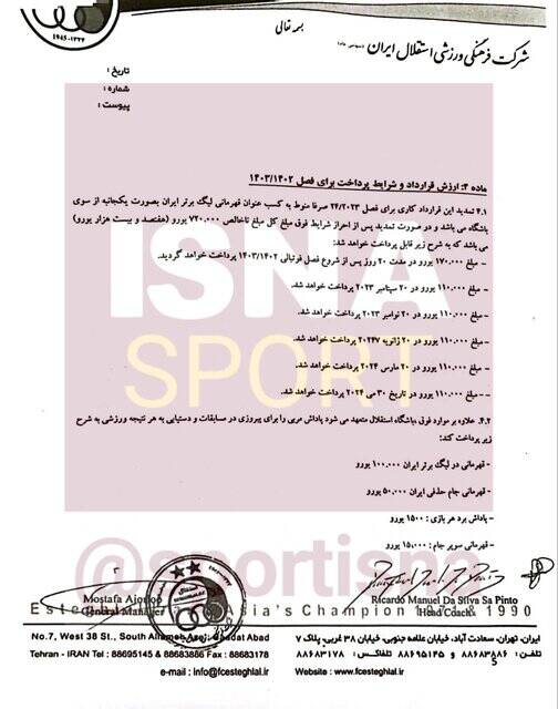 متن کامل قرارداد ساپینتو با استقلال + سند