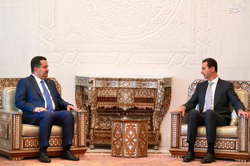 استقبال رسمی بشار اسد از نخستوزیر عراق + عکس