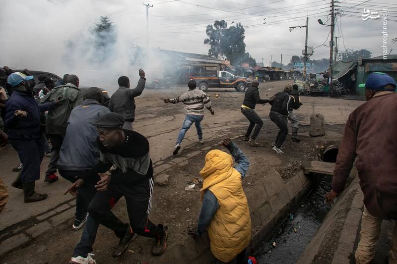 درگیری معترضان با پلیس در نایروبی _ کنیا