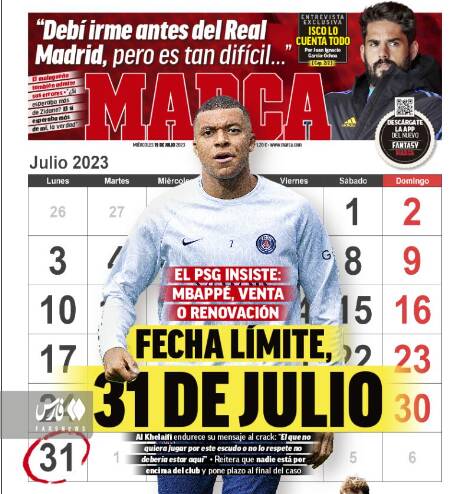 بهترین زمان برای انتقال امباپه به رئال +عکس