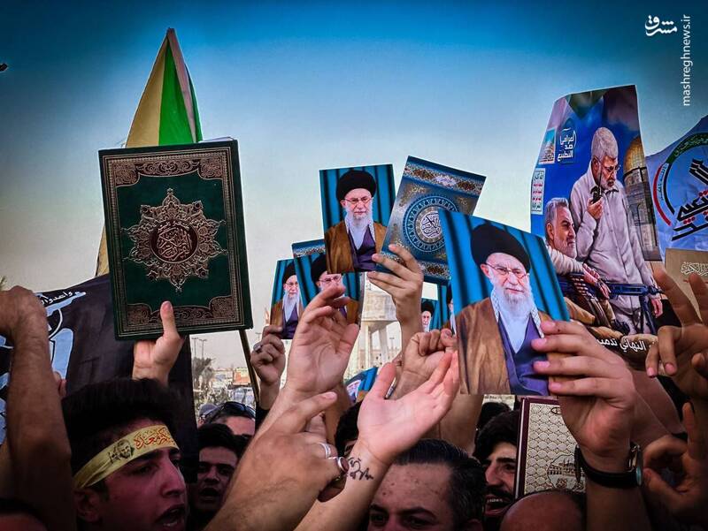 تجمع اهالی بغداد در اعتراض به قرآن‌سوزی +عکس